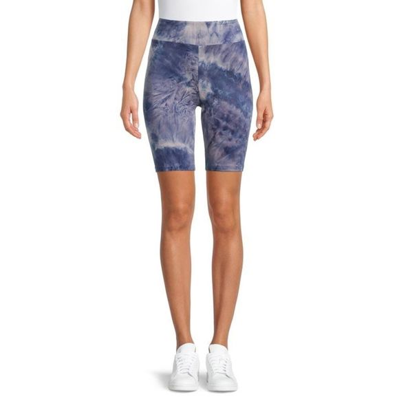 Liv & Lottie Pants - LAST PAIR! NEW super soft fitted blue tie dye biker shorts
